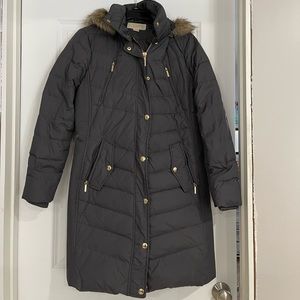 Michael Kors Winter Coat with Faux Fur Trim